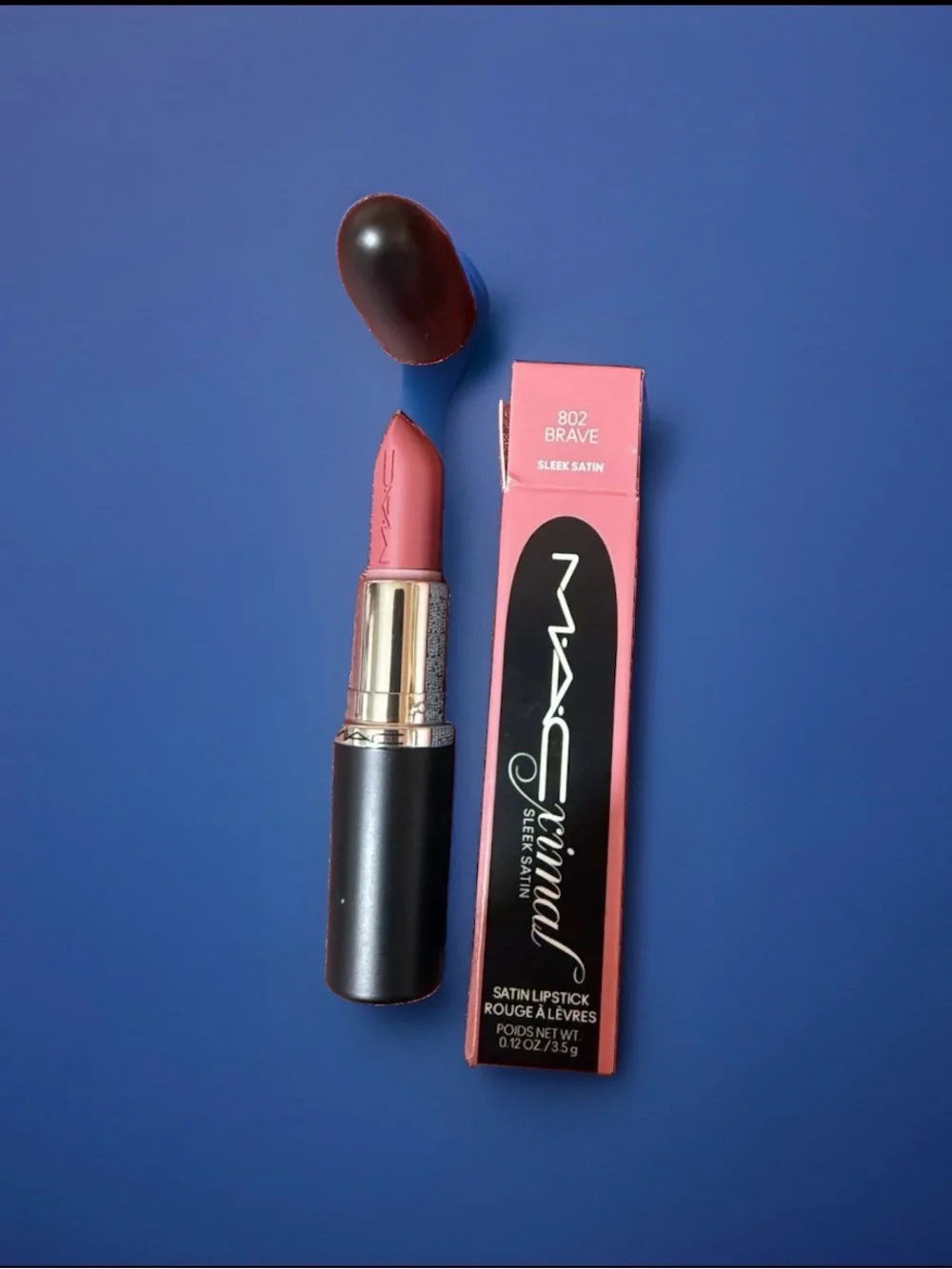 M·A·C Satin Lipstick Lot 3 Brave/Thanks, It's M·A·C!/Crème d'Nude 833;540;802